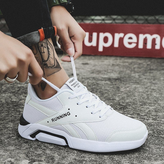 Breathable Pure Color Sneakers 2019