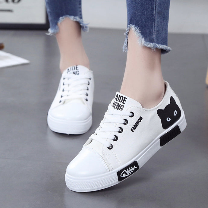 Cat Canvas Sneakers 2019